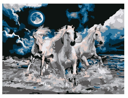 Картина по номерам «Белоснежная тройка» (15×20 см) | Картины по номерам | Molly