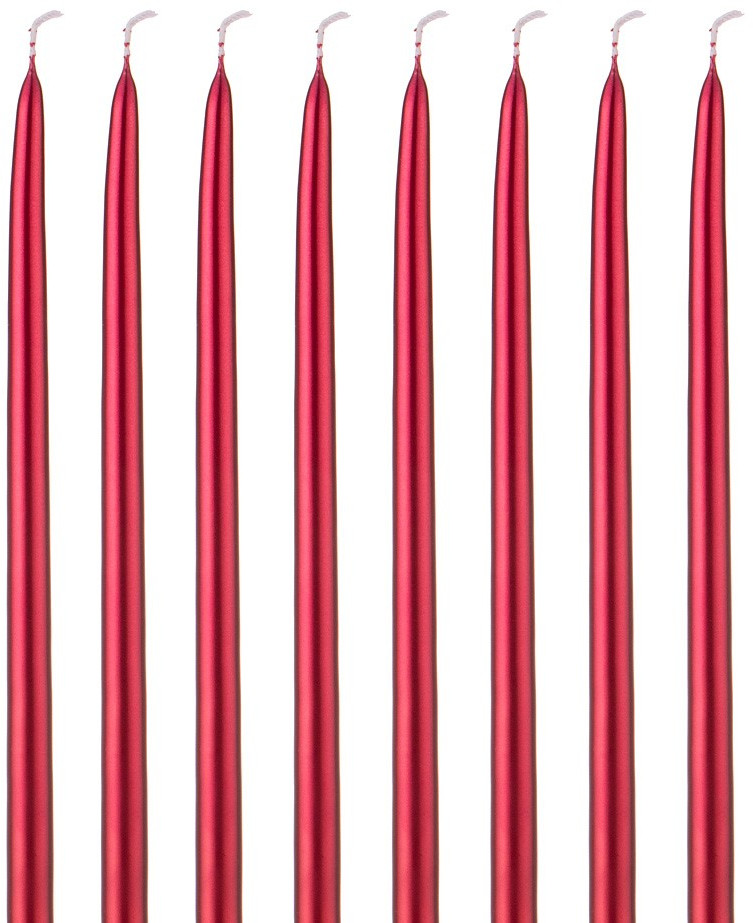 Набор свечей (8 шт.) | Металлик | Adpal