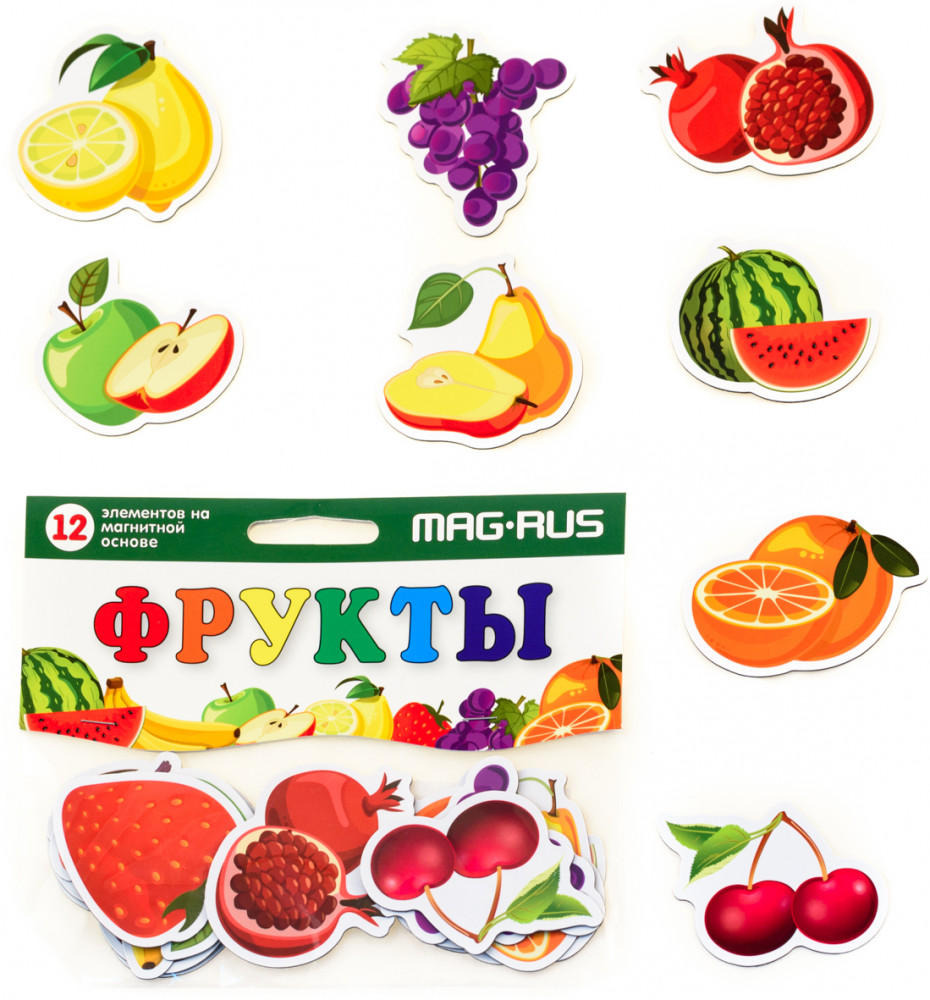 Набор магнитов «Фрукты» | MAG-RUS | Анданте