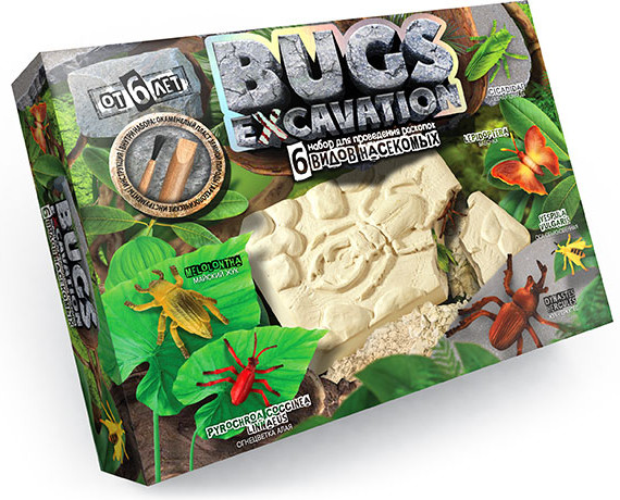 Набор для проведения раскопок «Bugs Excavation. Жуки» | Bugs Excavation | Danko Toys