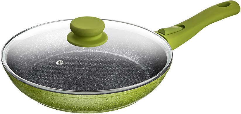 Сковорода с крышкой и съемной ручкой (диаметр 22 см) | Agness