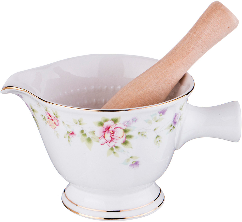 Ступка с пестиком (16×11×9 см) | Екатерина | Lefard