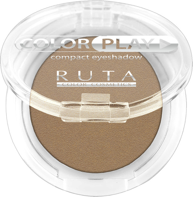 Тени для век компактные, оттенок 09 Шоколадный | Color play | RUTA