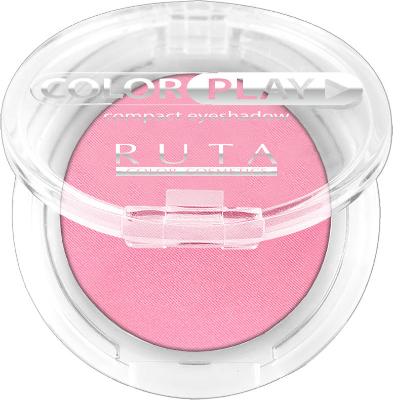Тени для век компактные, оттенок 27 Розовый навегда | Color play | RUTA