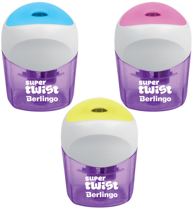 Точилка пластиковая «SuperTwist», в ассортименте | Berlingo