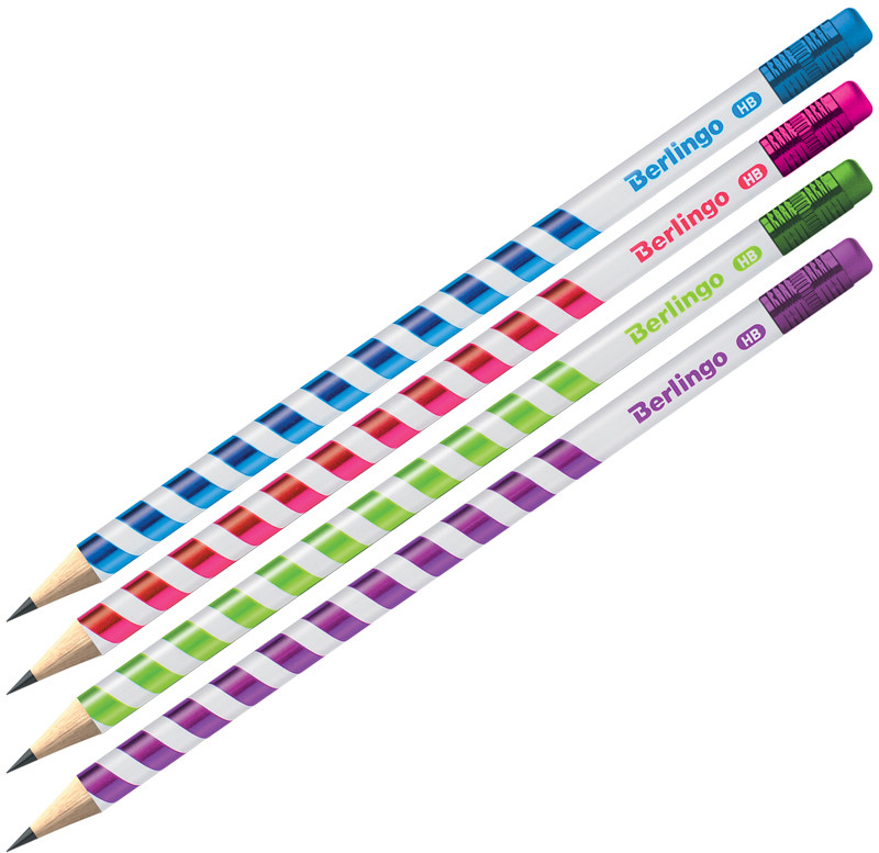 Карандаш чернографитный, в ассортименте | Supertwist | Berlingo