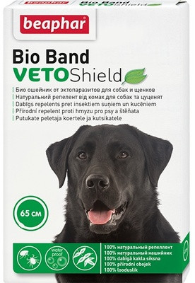 Био-ошейник от эктопаразитов для собак и щенков «VETO Shield Bio Band» (65 см)