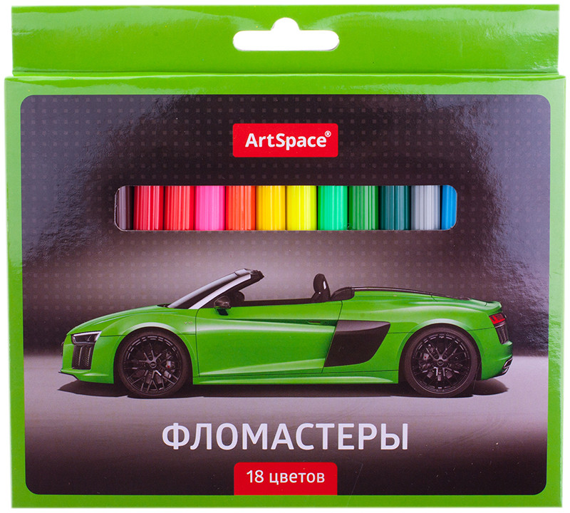 Фломастеры (смываемые) | Машинки | ArtSpace
