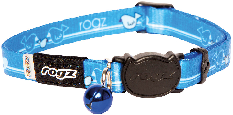 Ошейник для кошек «Королевские птички» (с застежкой, ширина 1,1 см, 20-31 см) | Kiddy cat | Rogz