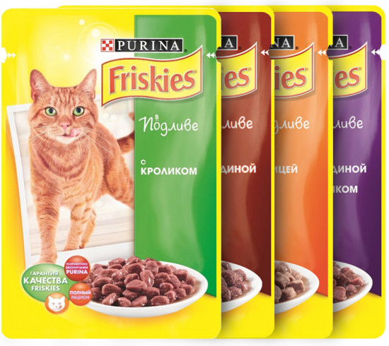 Корм для для кошек Friskies (3+1, 100 г)