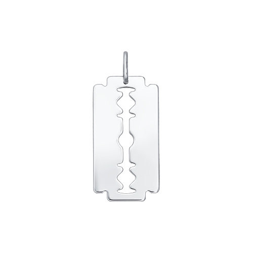 Подвеска из серебра «Лезвие» | SOKOLOV