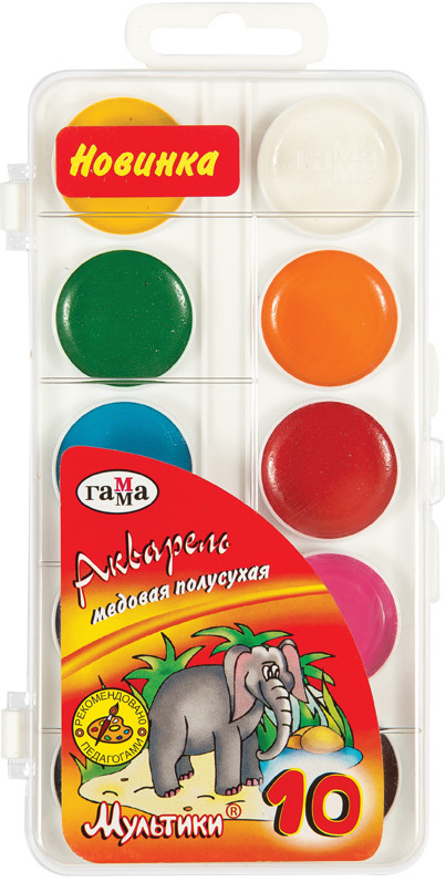 Акварель (медовая, без кисти) | Мультики | Гамма