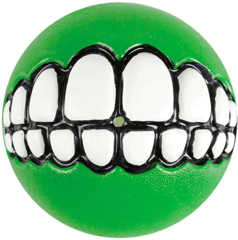 Мяч с принтом «зубы» и отверстием для лакомств (6,4 см) | Grinz ball | Rogz