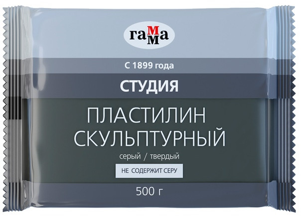 Пластилин скульптурный мягкий | Студия | Гамма