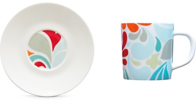 Чашка для эспрессо с блюдцем (75 мл) | Florina | Remember