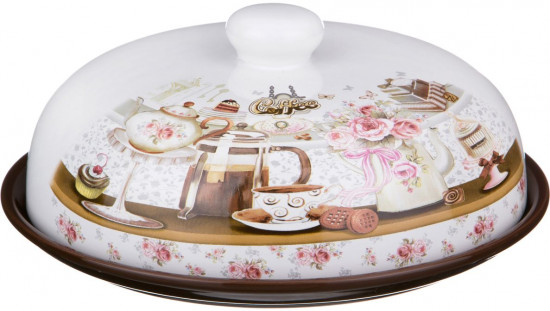Блюдо для блинов с крышкой (23×10 см)