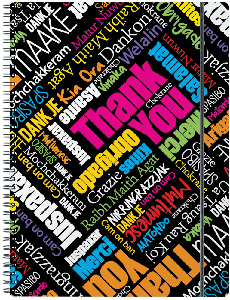 Тетрадь общая на спирали | Thank you! | Erich Krause