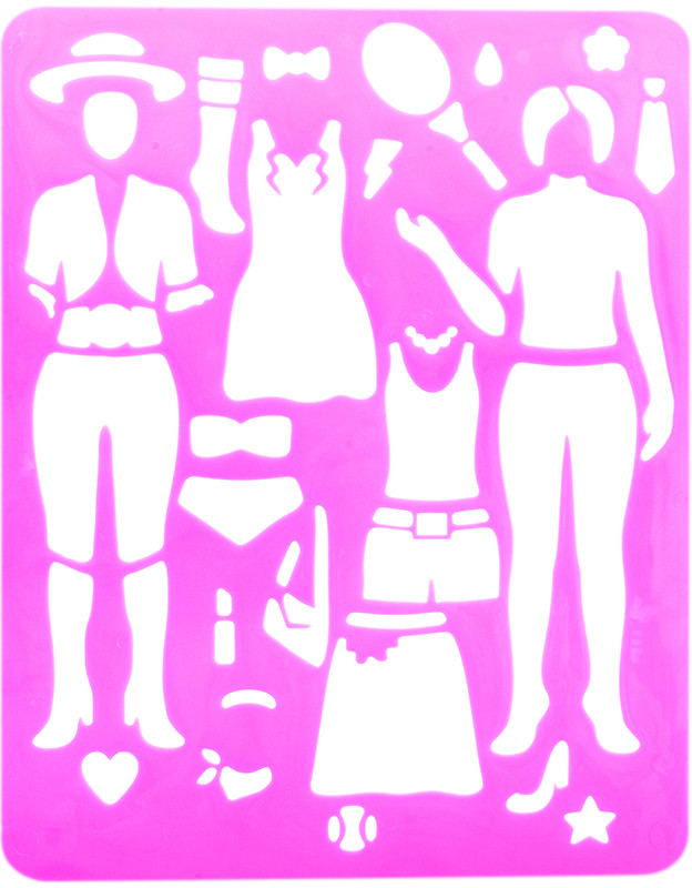 Трафарет-раскраска «Алиса» | Стамм