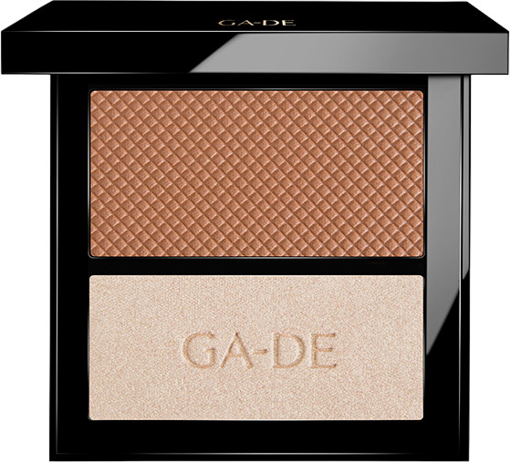 Румяна и шиммер, оттенок 12 Natural & Glow | Velveteen | Ga-De