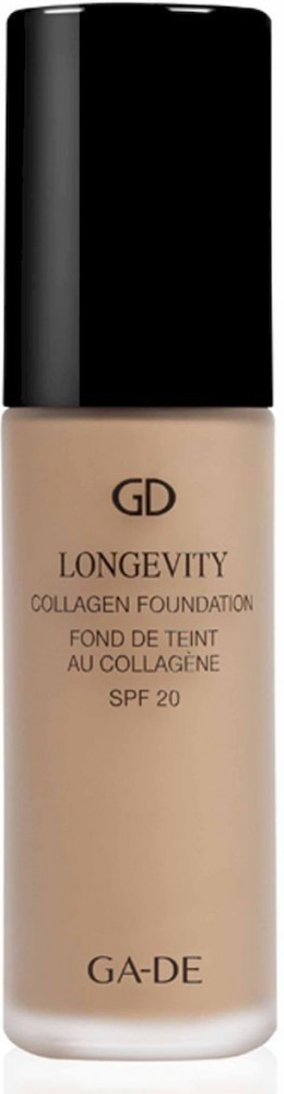 Тональный крем с коллагеном SPF 20 , оттенок 503 Темно-бежевый | Longevity | Ga-De