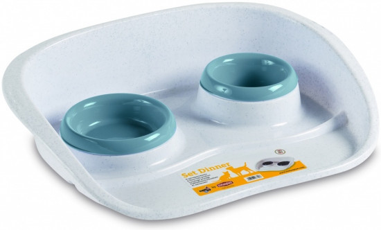 Подставка «Set Dinner» с мисками, 0,2+0,3 л