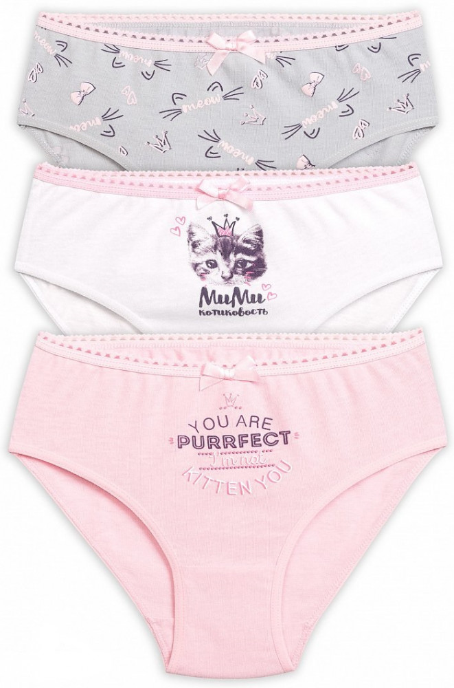 Трусы для девочек (3 шт.) | Потягушки | Pelican