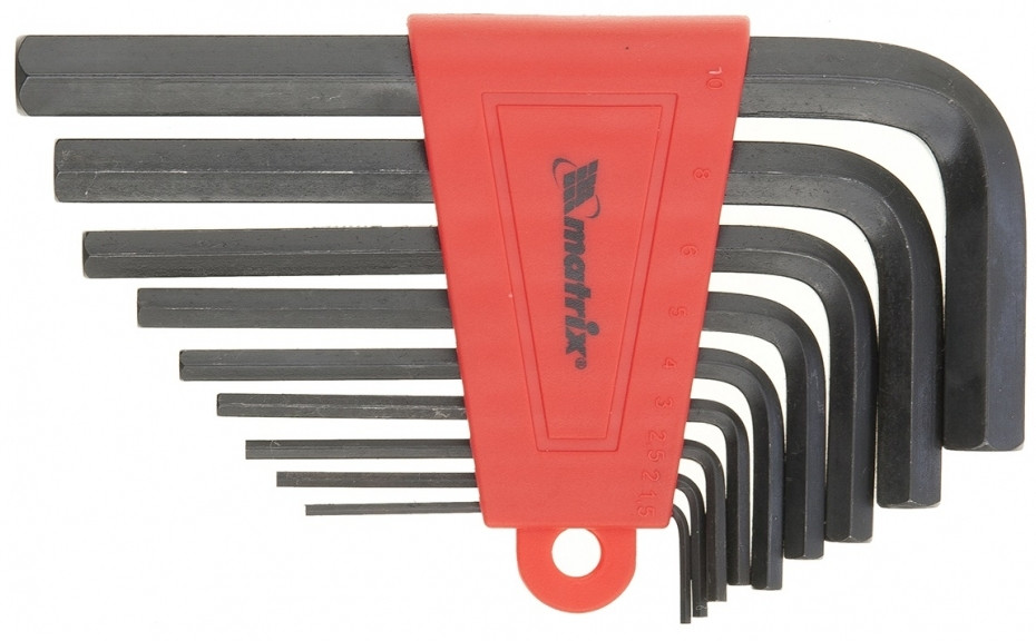 Набор ключей имбусовых (короткие) | Matrix MTX