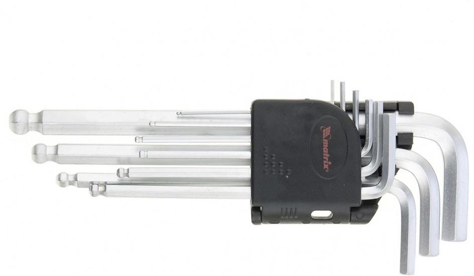 Набор ключей имбусовых (удлиненные, с шаром) | Matrix MTX