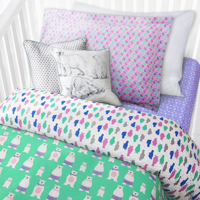 Детский комплект постельного белья «Медведи» (ясли, бязь, 1 наволочка 40х60) | Kids | Mona Liza