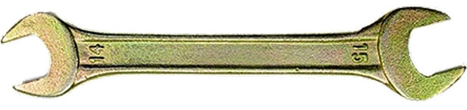 Ключ рожковый (8×10 мм, желтый цинк) | Сибртех