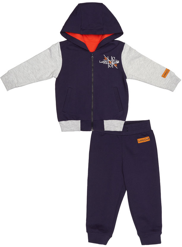 Костюм с капюшоном для мальчиков | Крестики-нолики | Lucky Child