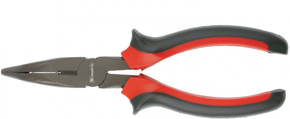 Длинногубцы изогнутые никелированные | Black Nickel | Matrix MTX