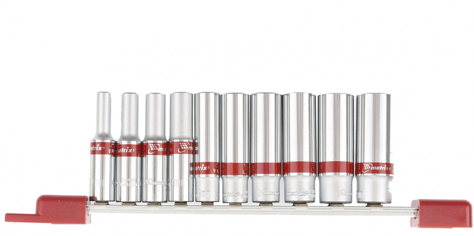 Набор торцевых головок 1/4" (удлиненные) | Matrix MTX