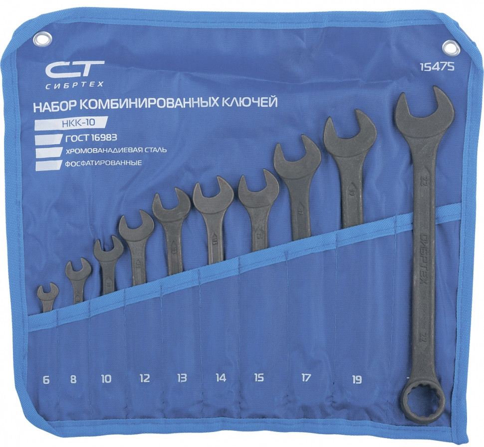 Набор ключей комбинированных | Сибртех