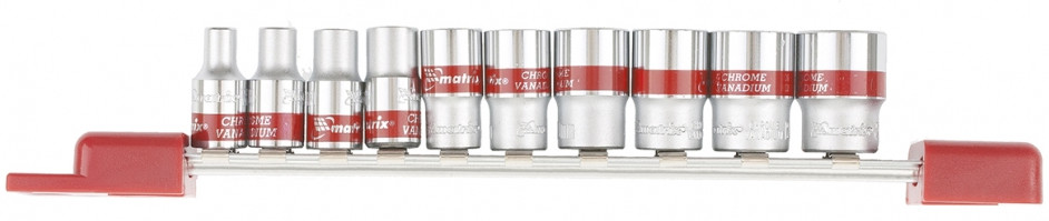 Набор универсальных торцевых головок 1/4" | Matrix MTX