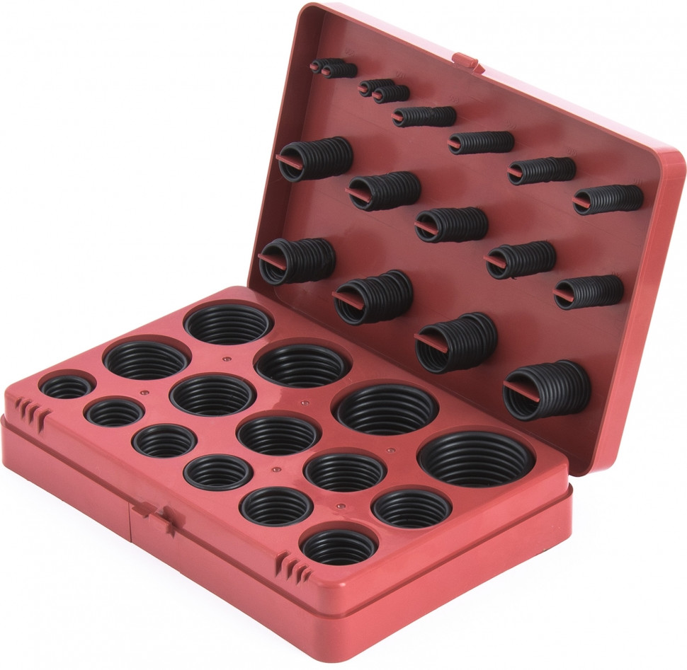 Набор резиновых уплотнительных прокладок (404 предмета) | Сибртех