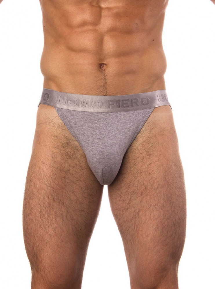 Трусы-танга мужские | Silver | Uomo Fiero
