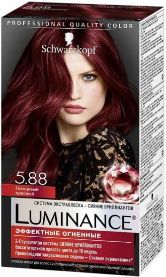 Краска для волос Luminance, оттенок 5.88 Глянцевый красный
