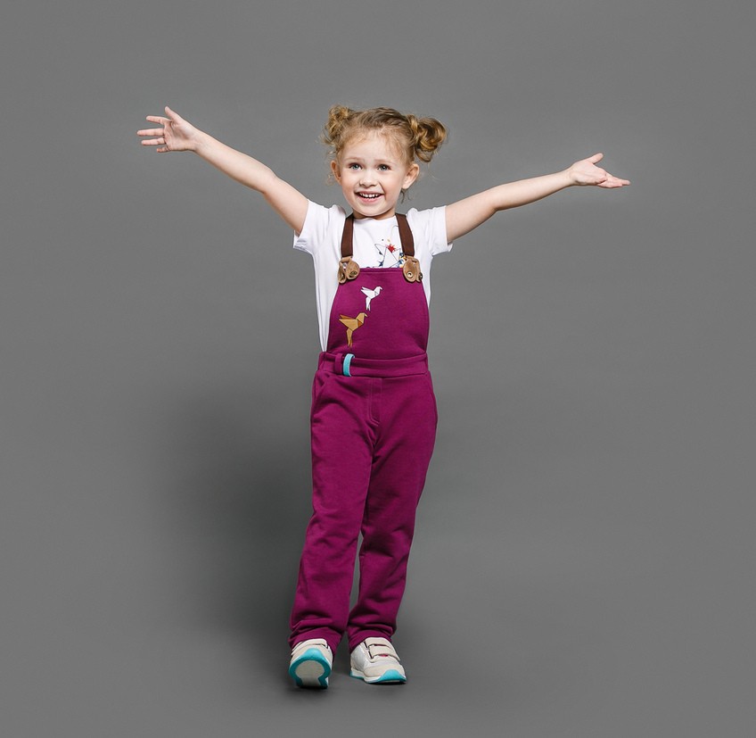 Полукомбинезон для девочек | Оригами | Ёмаё