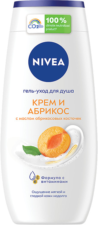 Гель-крем для душа «Молоко и Абрикос» | NIVEA