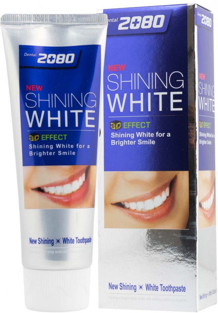 Зубная паста отбеливающая «Shining White» | Dental Clinic 2080 | Aekyung Corporation