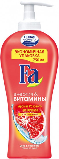 Гель для душа «Витамин С и Розовый Грейпфрут»