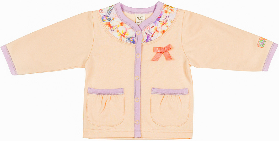 Кофта для девочек из футера | Тропический рай | Lucky Child