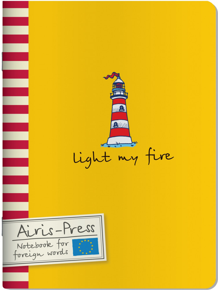 Тетрадь для записи английских слов «Яркий маяк» | Тетради для записи иностранных слов