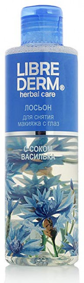 Лосьон для снятия макияжа с глаз с соком василька
