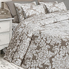 Покрывало «Ришелье Cocoa» (жаккард, 240×260 см, 2 наволочки 40×40 см)