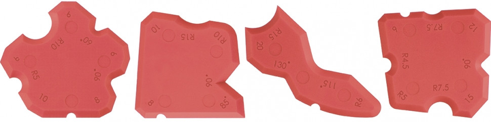 Набор эластичных шпателей для формирования швов (4 шт.) | Matrix MTX