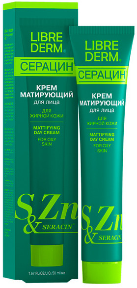 Крем матирующий дневной | Seracin | Librederm