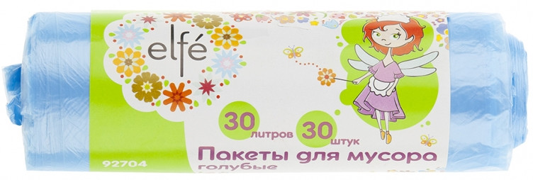 Пакеты для мусора (30 л, 30 шт.) | Elfe
