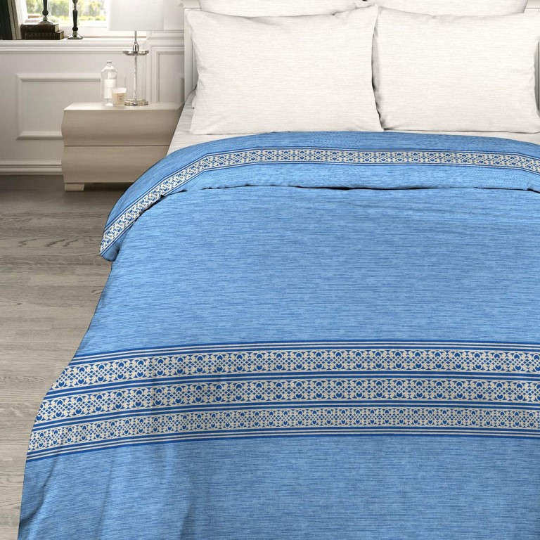 Комплект постельного белья «Модный штрих» (арт. 336/2, 2-спальный, поплин, 2 наволочки 70х70) | Золотая | Василиса